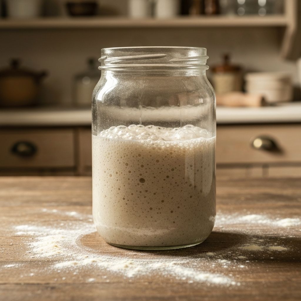 Sauerteig-Starter im Weckglas